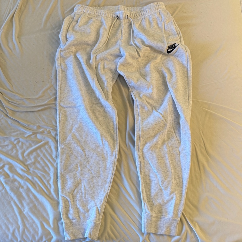 Nike White/Gray Jogger Pants